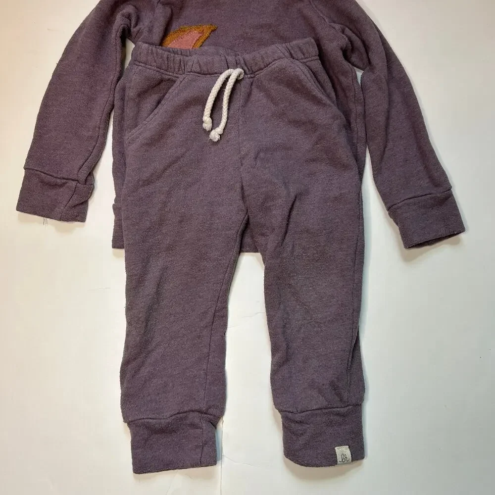Lulu & Roo Moon and Star Sweatshirt and Joggers Set 18-24M - Picture 3 of 5